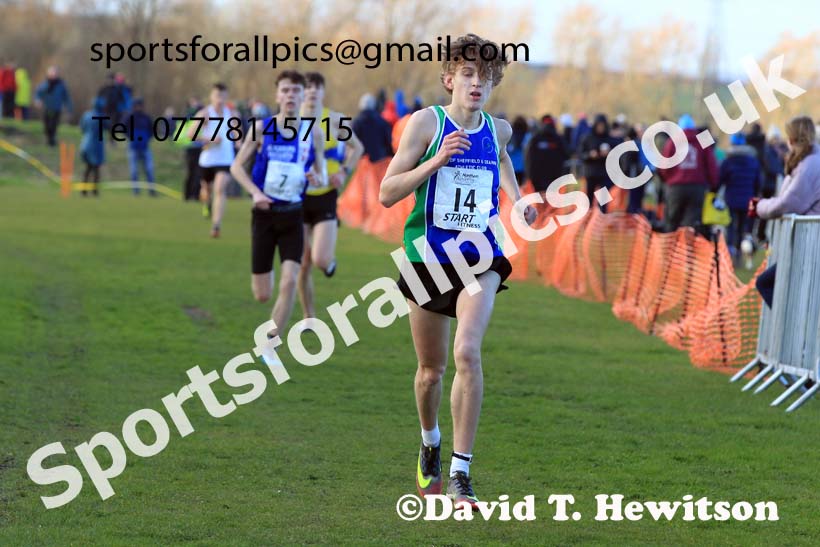 Mens under-20s 2022 Northern Cross Country Champs., Pontefract. Photo: David T. Hewitson/Sports for All Pics